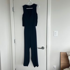 Club Monaco Navy Jumpsuit with Open Back